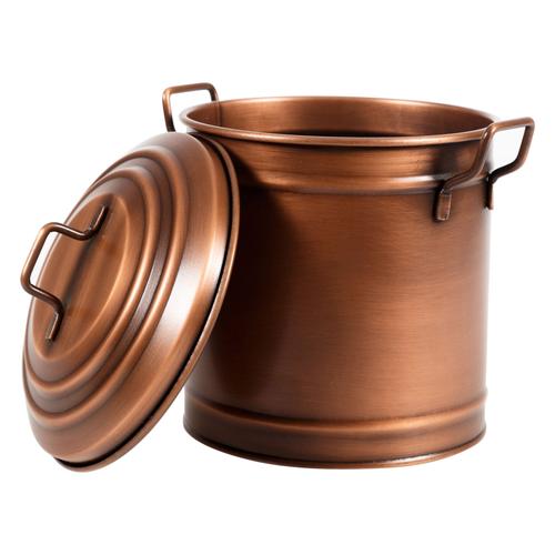  MİNİ ÇÖP KOVASI BAKIR 3,5 LT