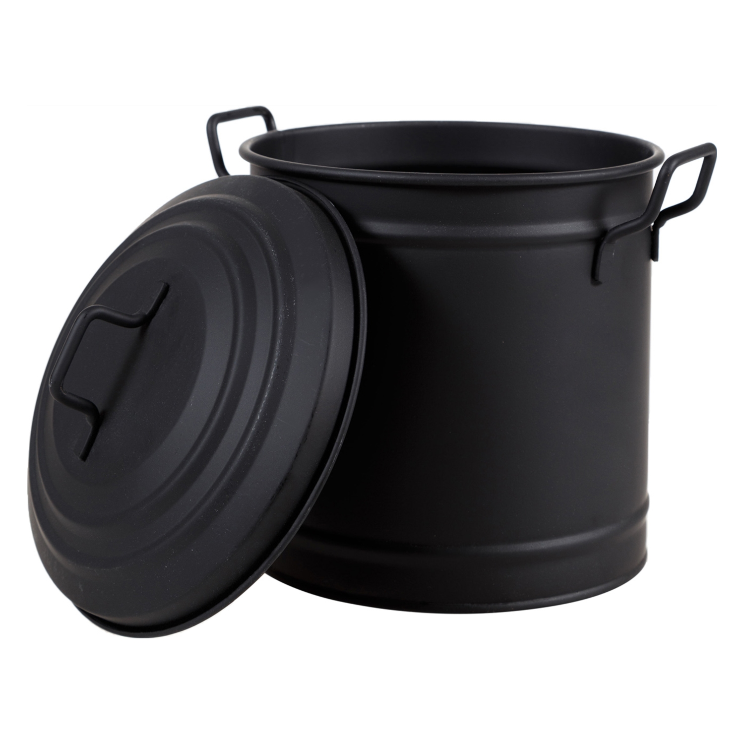 MİNİ ÇÖP KOVASI MAT SİYAH 3,5 LT