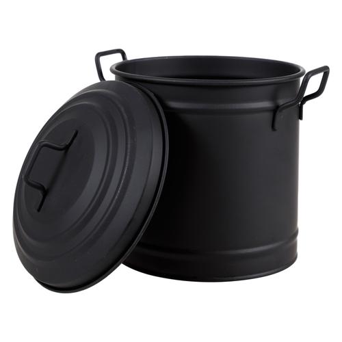  MİNİ ÇÖP KOVASI MAT SİYAH 3,5 LT