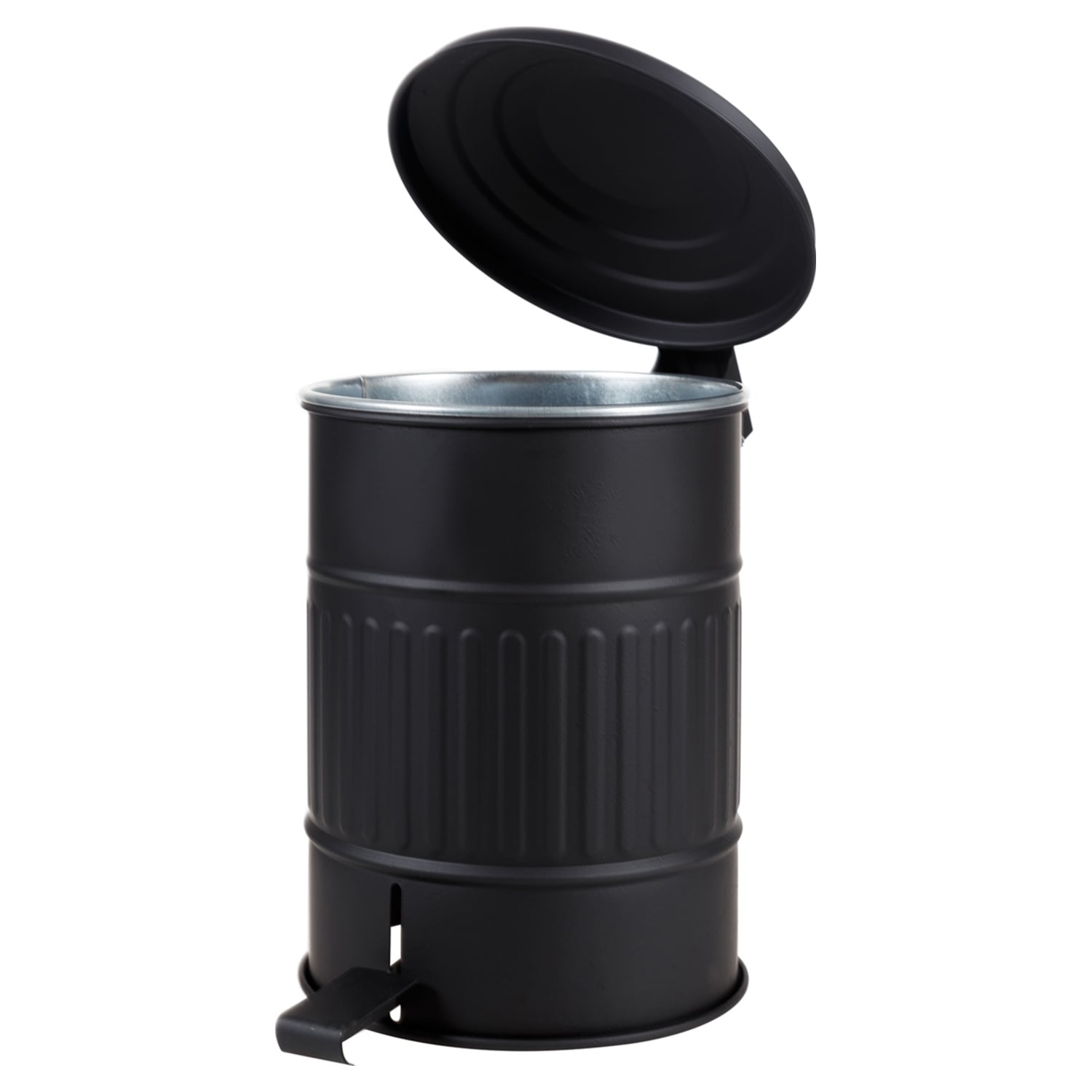 PEDALLI  ÇÖP KOVASI MAT SİYAH 8 LT