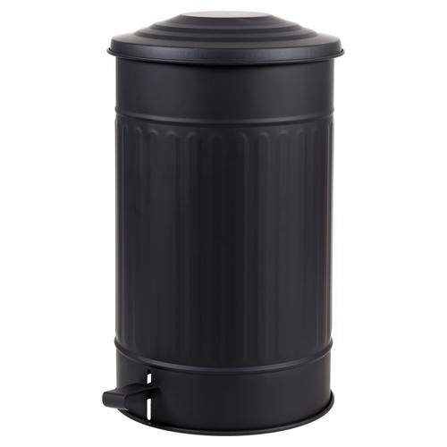  PEDALLI  ÇÖP KOVASI MAT SİYAH 30 LT
