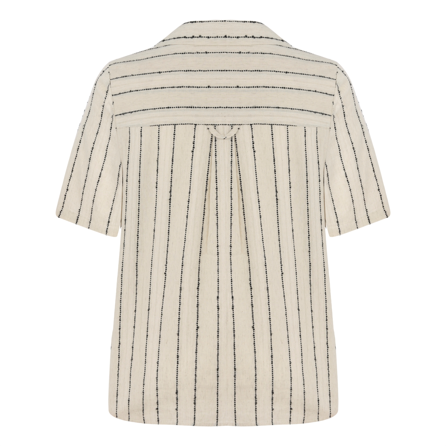 ÇİZGİLİ PAMUK - KETEN GÖMLEK