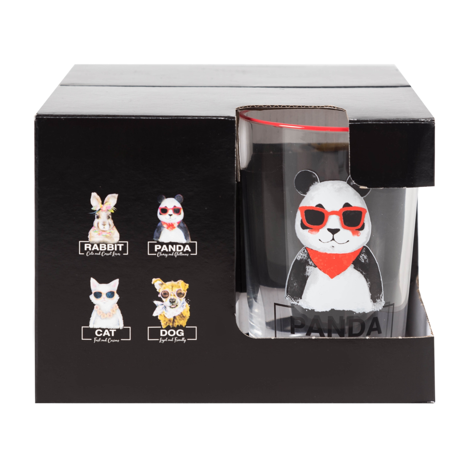 ANİMAL MODERN BARDAK SETİ 4LÜ