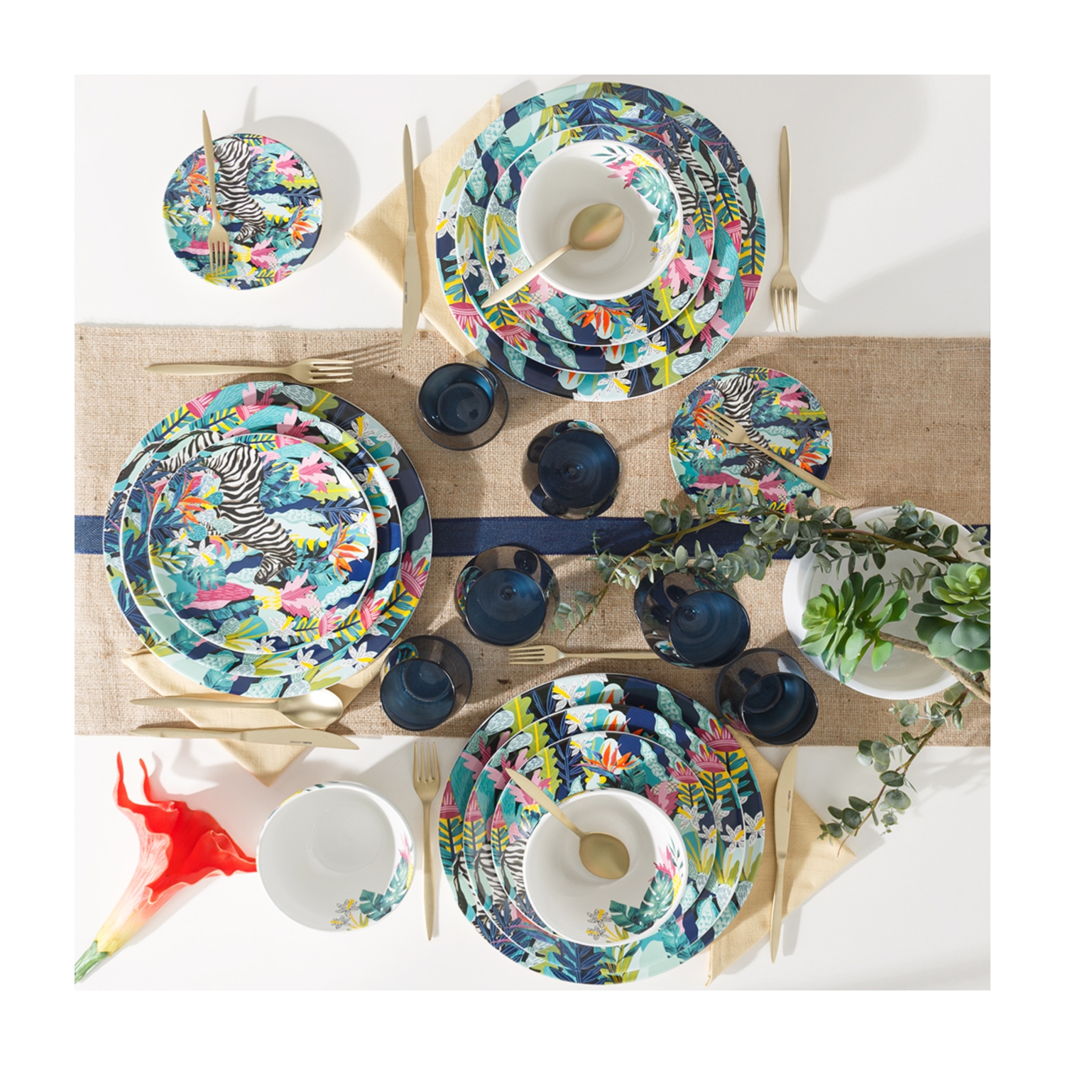 JUNGLE LEOPARD TATLI TABAĞI 16 CM