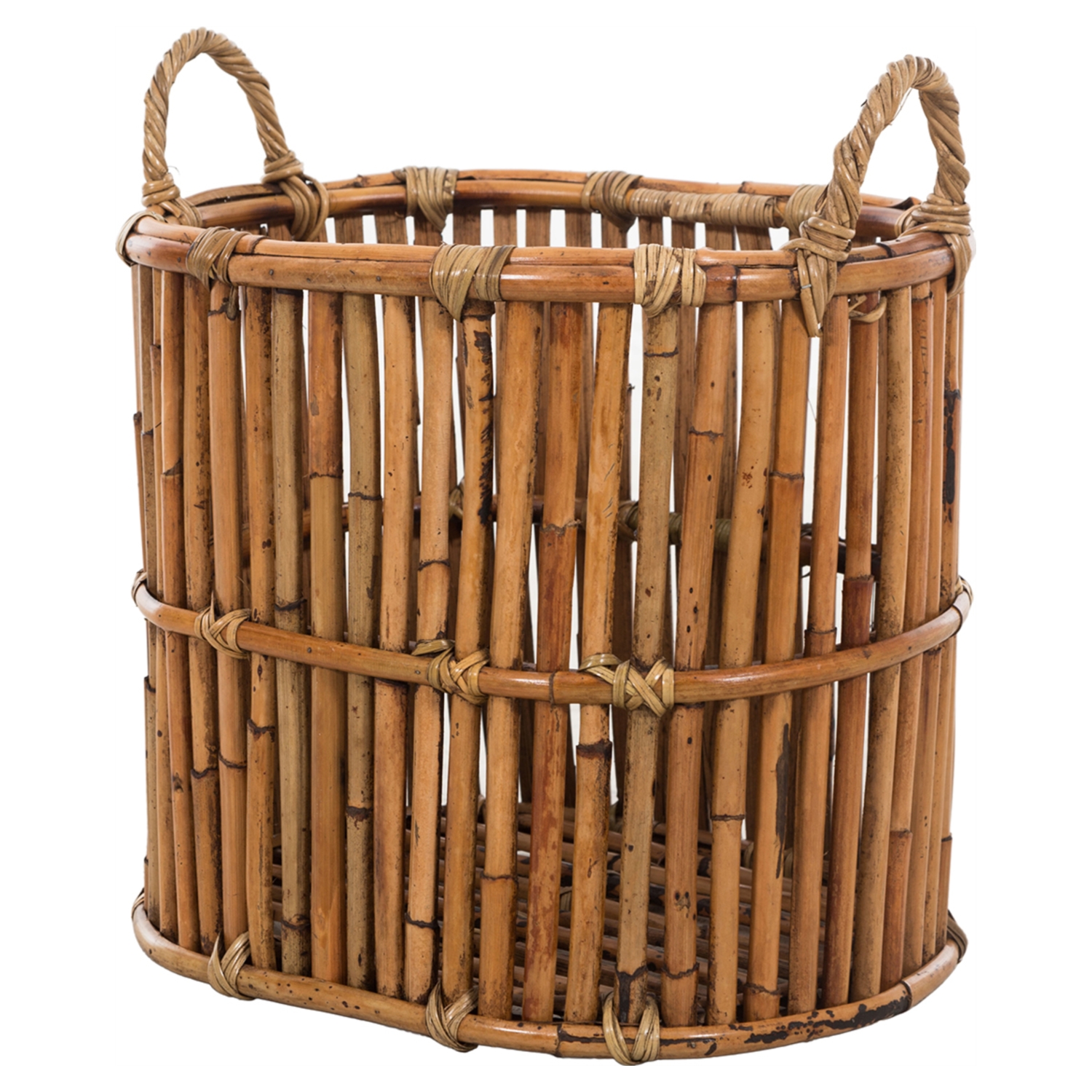 OVAL RATTAN SEPET 47X36X40 CM