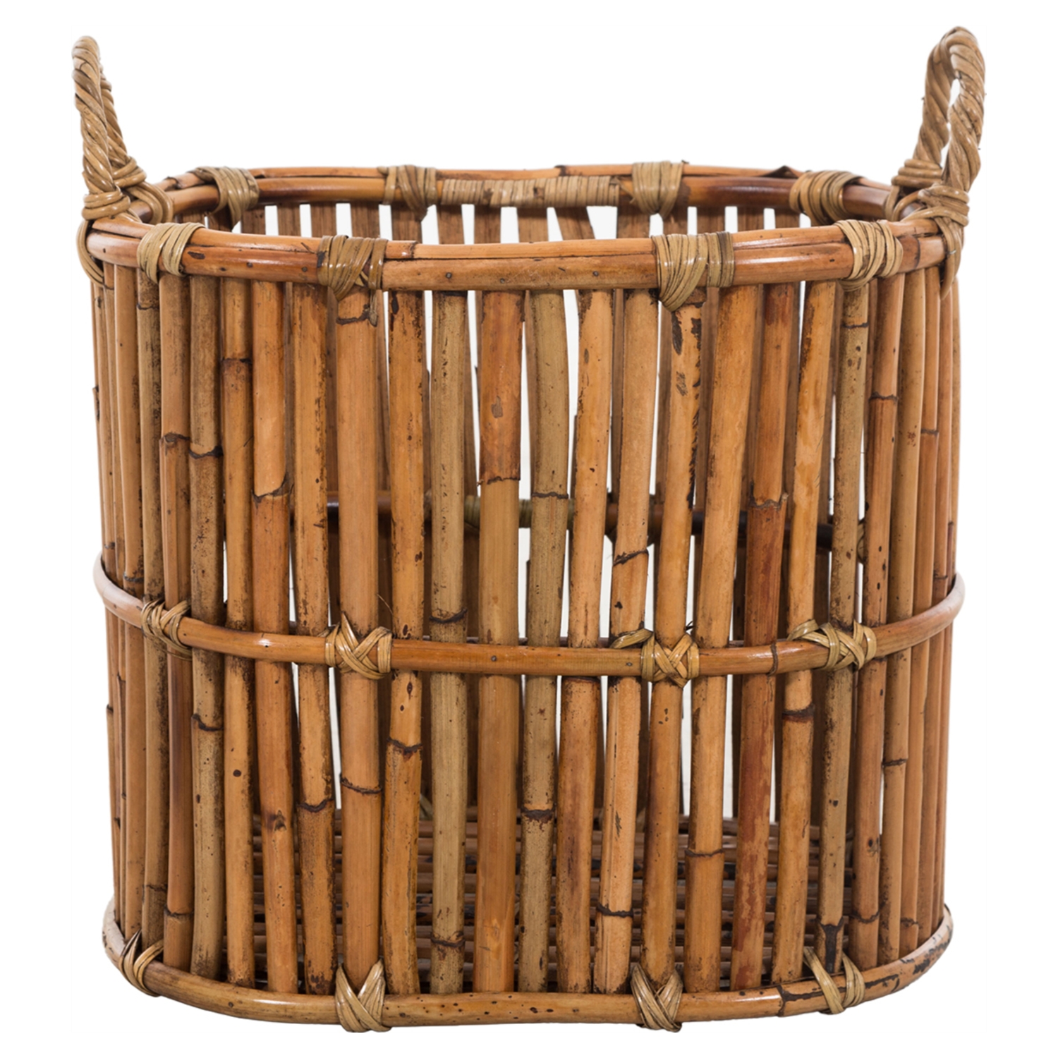 OVAL RATTAN SEPET 47X36X40 CM