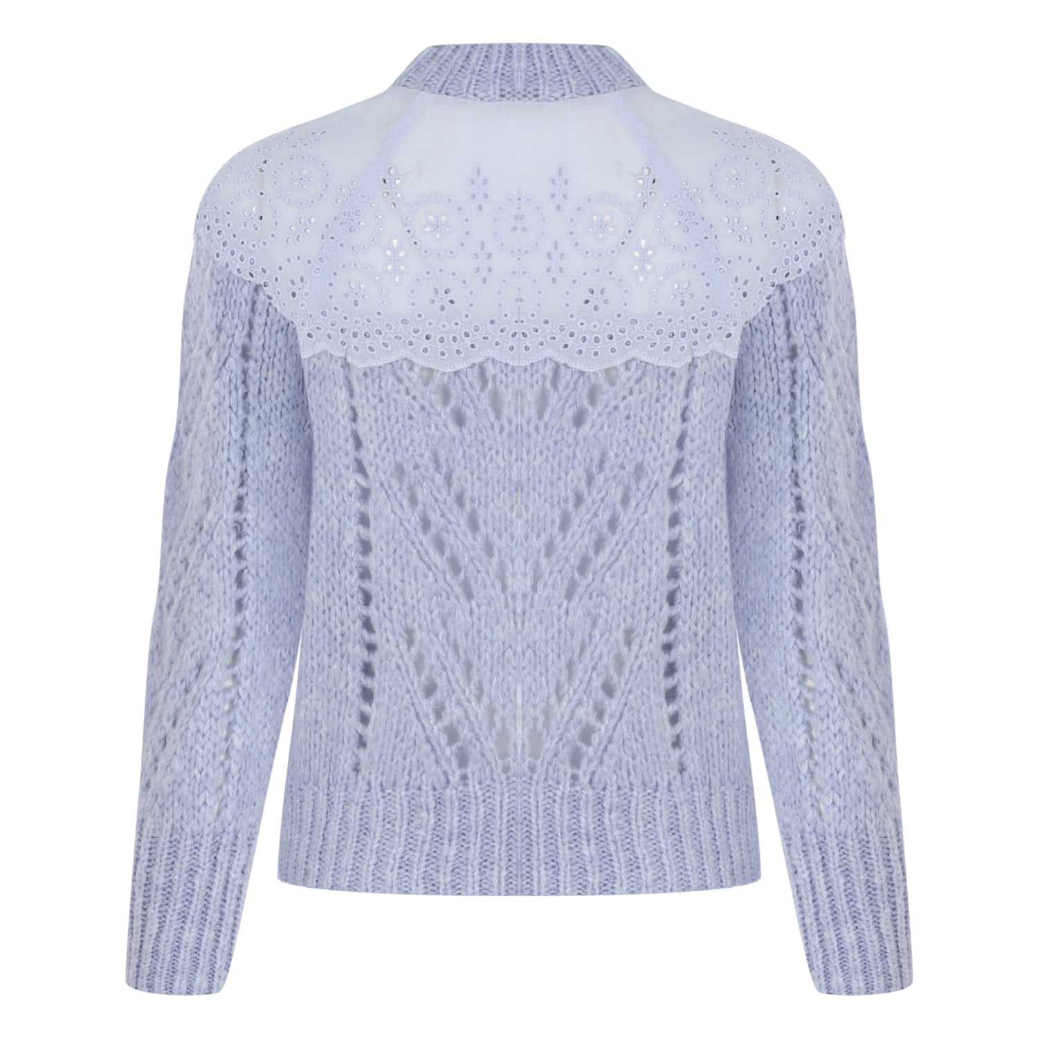 YAKASI DANTELLİ KAZAK