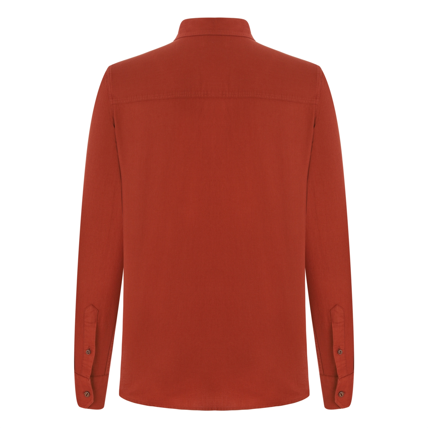 REGULAR KESİM DOKULU PAMUK GÖMLEK