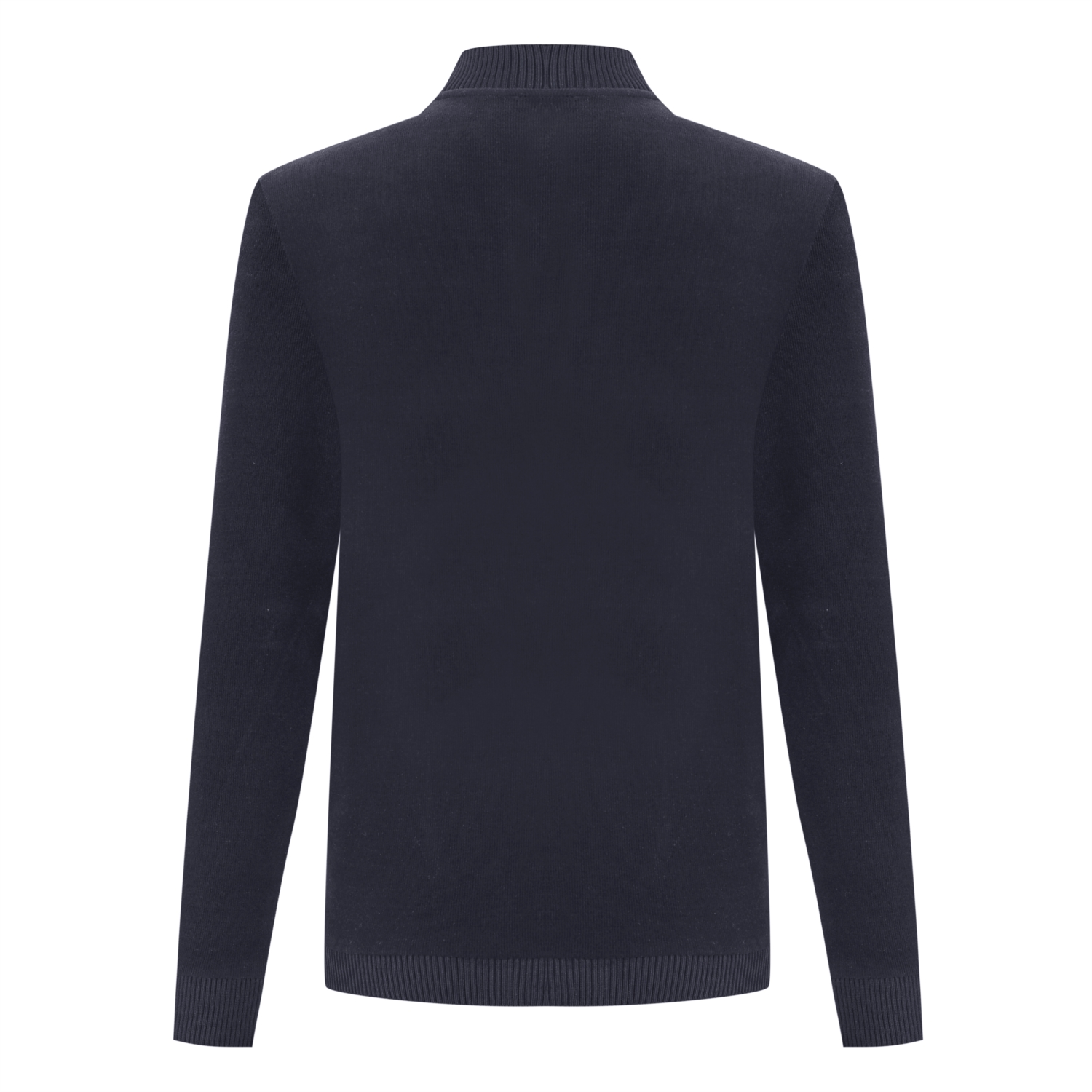 DİK YAKA DÜĞMELİ SWEATSHIRT