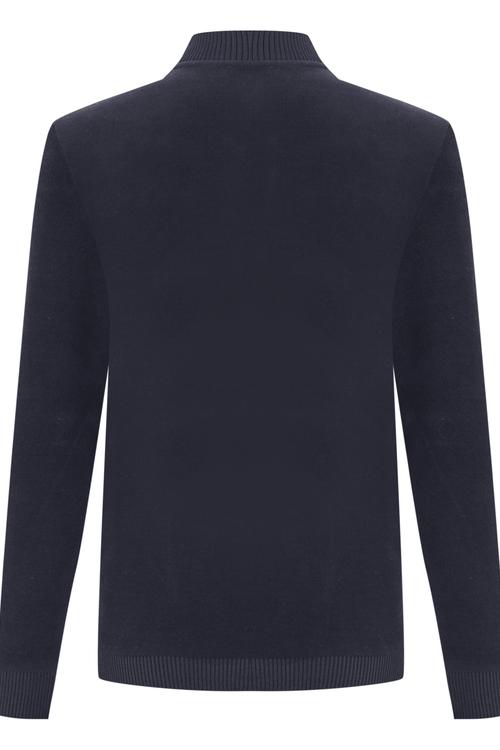  DİK YAKA DÜĞMELİ SWEATSHIRT