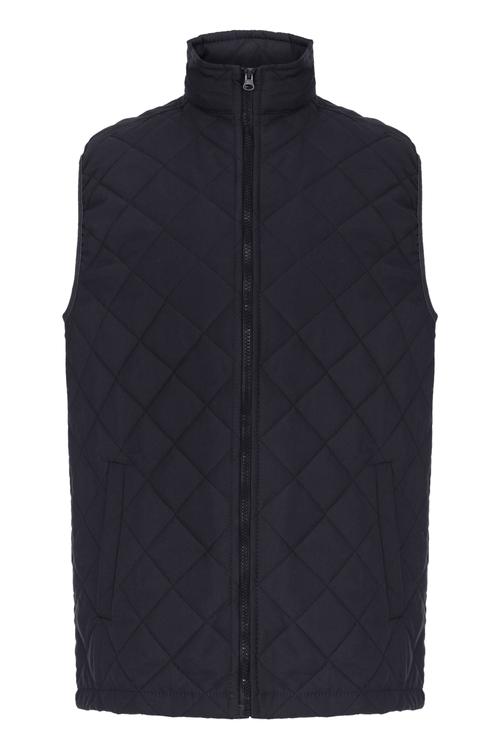  DİK YAKA KAPİTONELİ YELEK