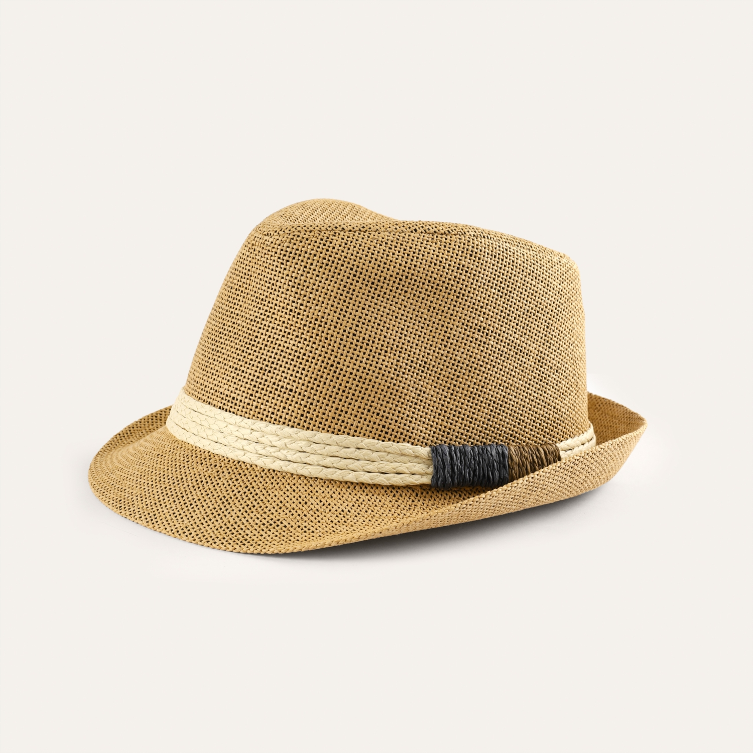 HASIR İP DETAYLI ŞAPKA