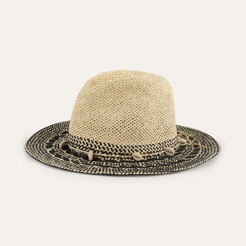  TAŞ DETAYLI HASIR ŞAPKA