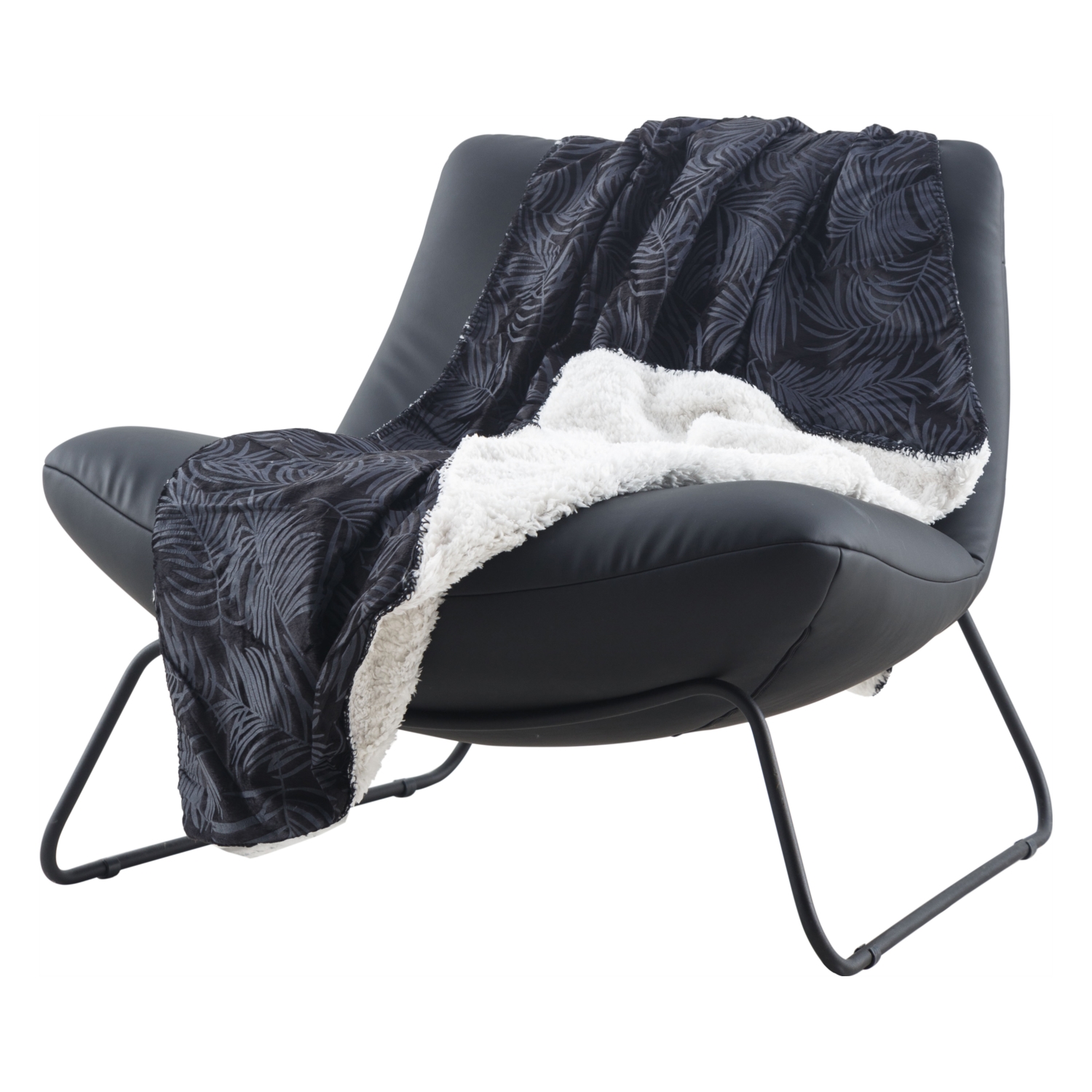 ALYA SOFT DİZ ÜSTÜ BATTANİYE LACİVERT 130X170 CM