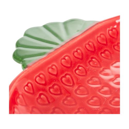  STRAWBERRY KIRMIZI SUNUM TABAĞI - 20 CM