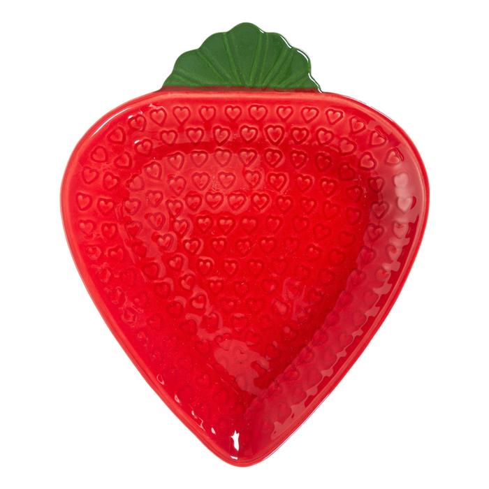 STRAWBERRY KIRMIZI SUNUM TABAĞI - 20 CM