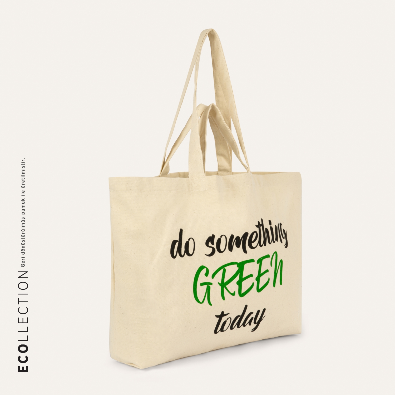 SLOGAN BASKILI BEZ ÇANTA