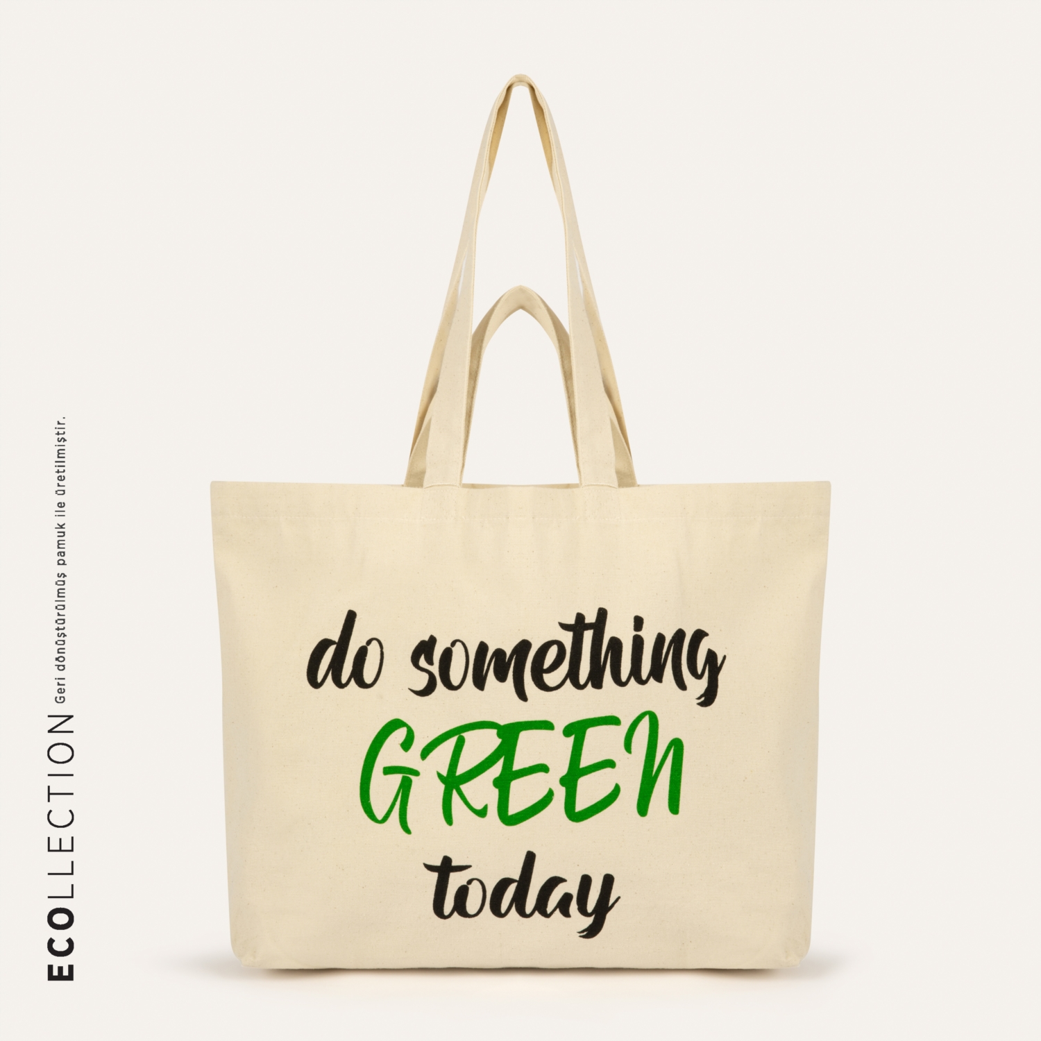 SLOGAN BASKILI BEZ ÇANTA