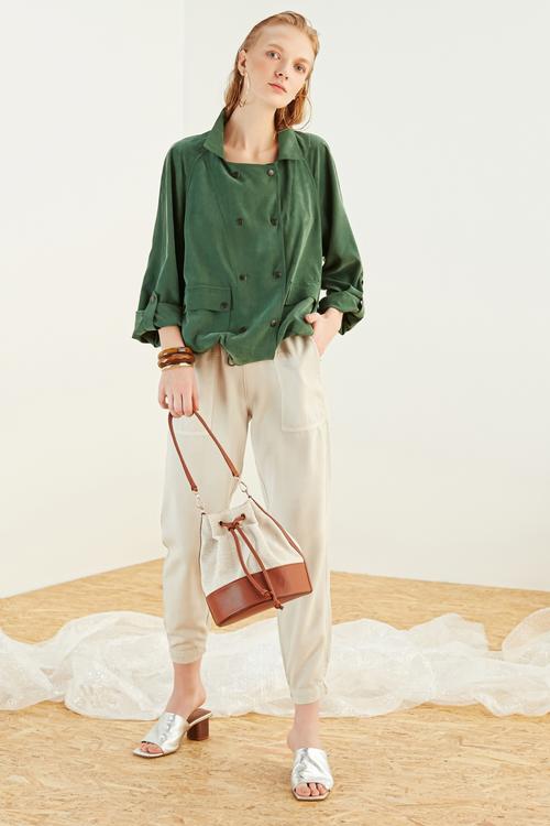  ÇITÇITLI İNCE CEKET (TENCEL ? )