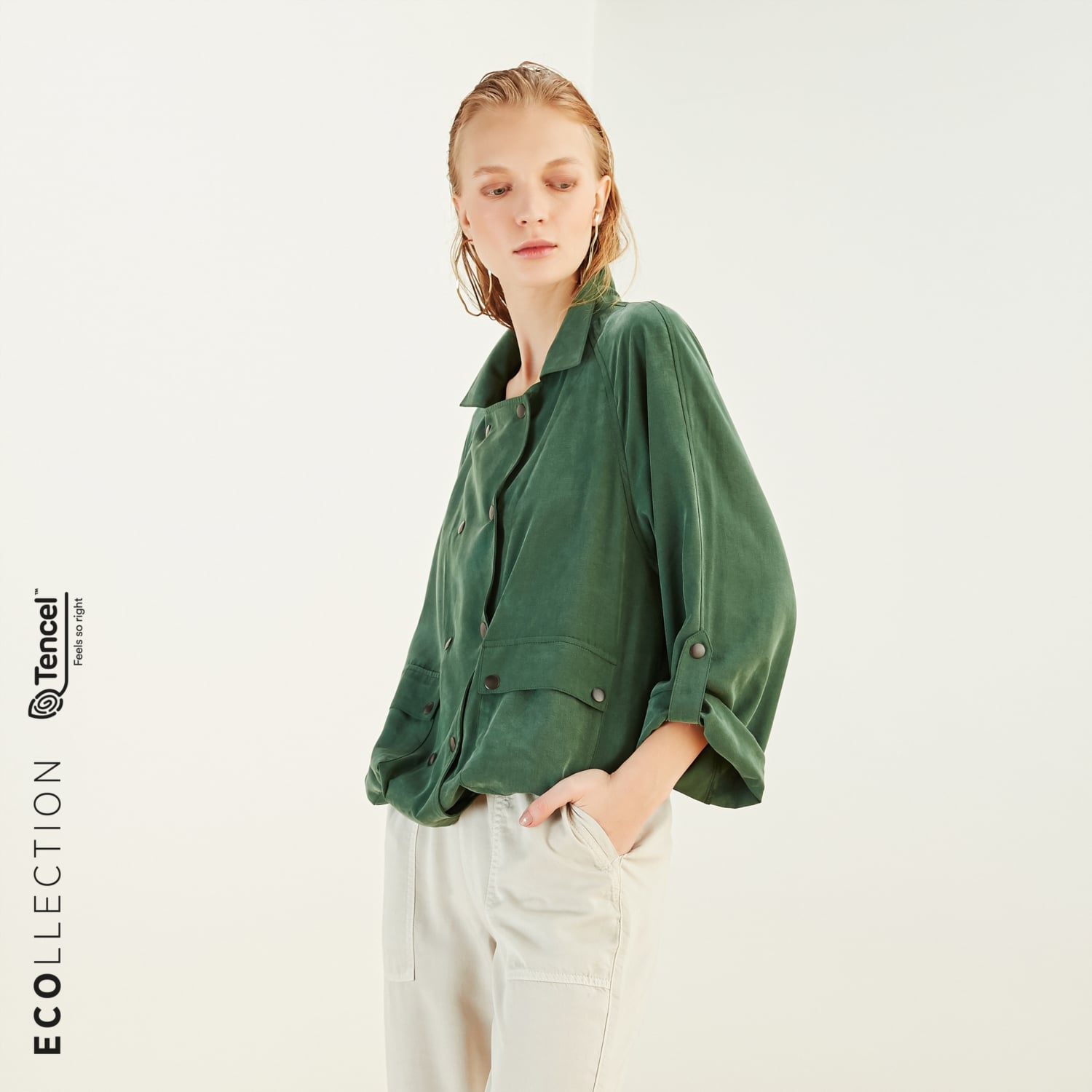 ÇITÇITLI İNCE CEKET (TENCEL ? )