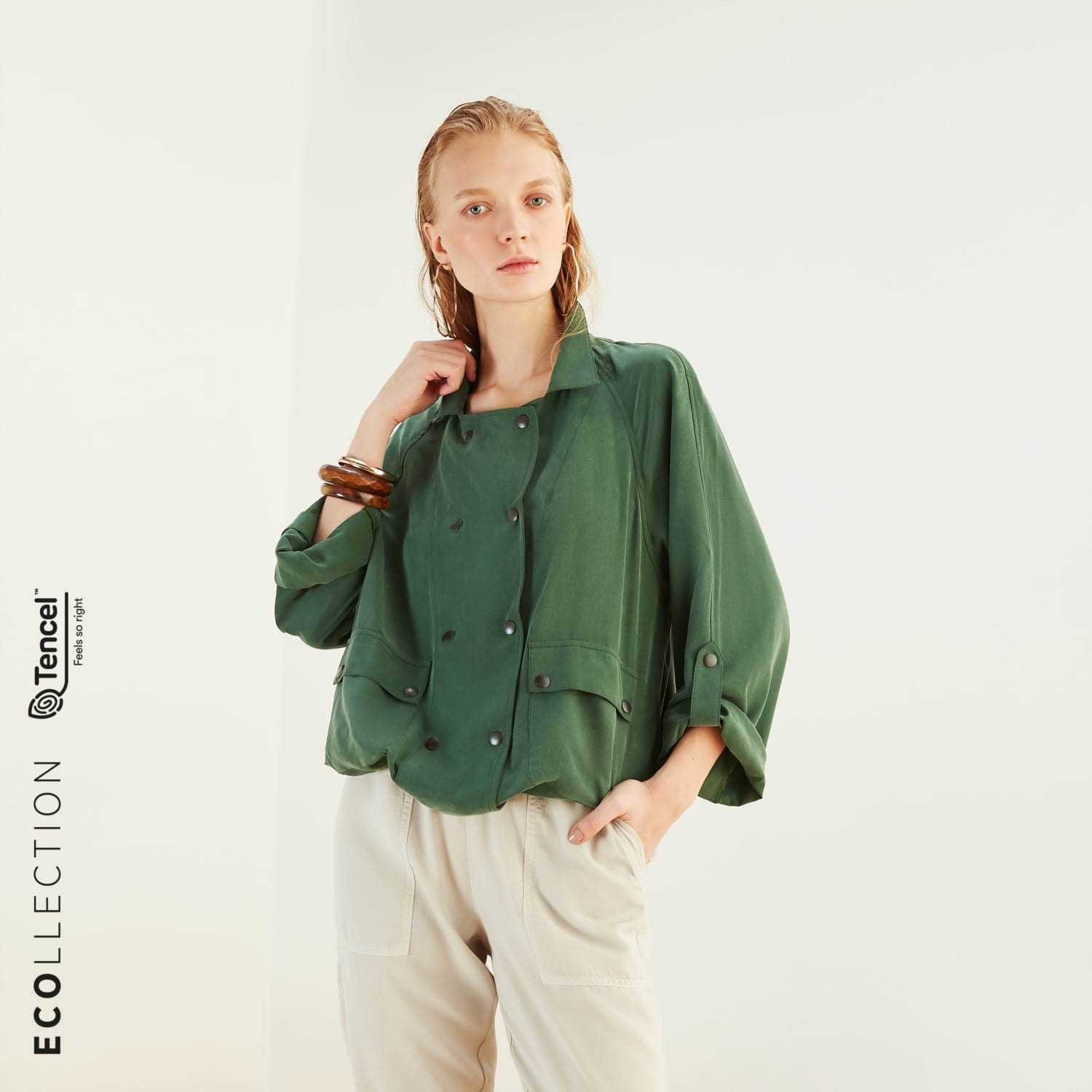 ÇITÇITLI İNCE CEKET (TENCEL ? )