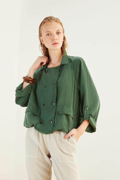  ÇITÇITLI İNCE CEKET (TENCEL ? )