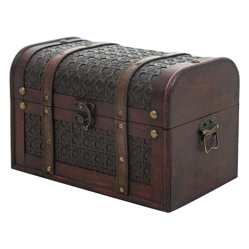  GLAZE DEKORATİF SANDIK 35X20X20CM