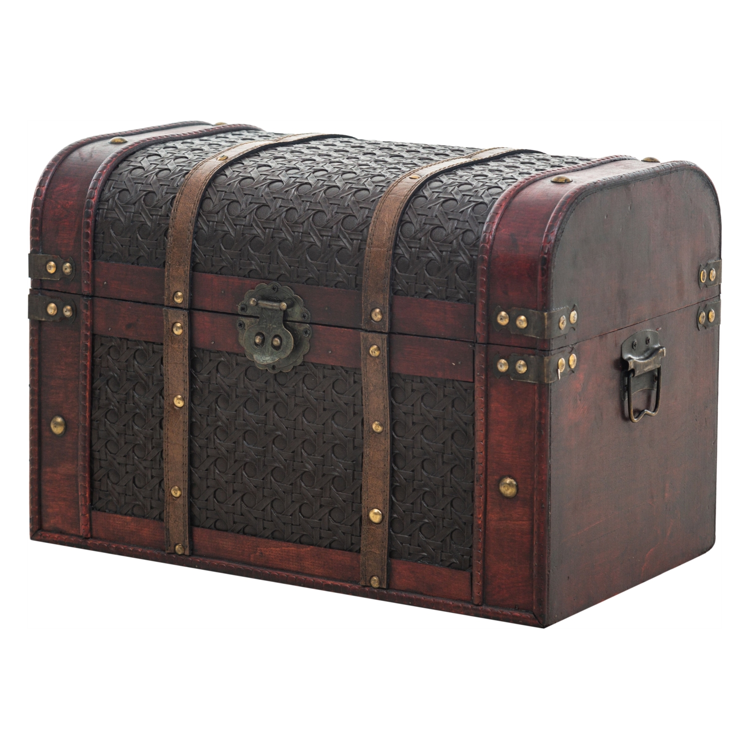 GLAZE DEKORATİF SANDIK 46x25x27CM