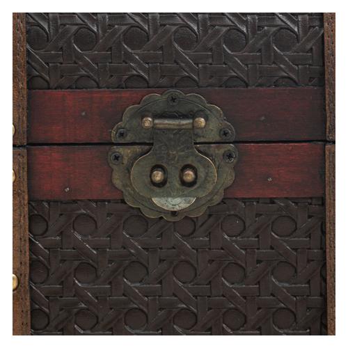  GLAZE DEKORATİF SANDIK 46x25x27CM