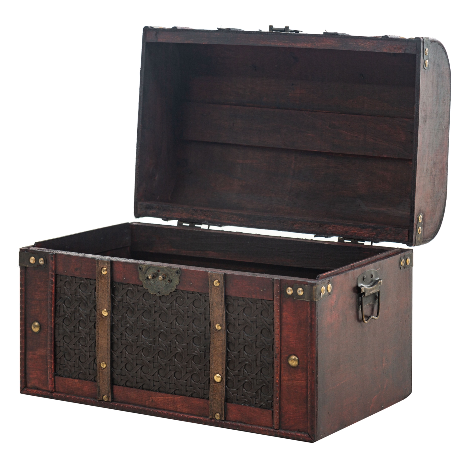 GLAZE DEKORATİF SANDIK 46x25x27CM