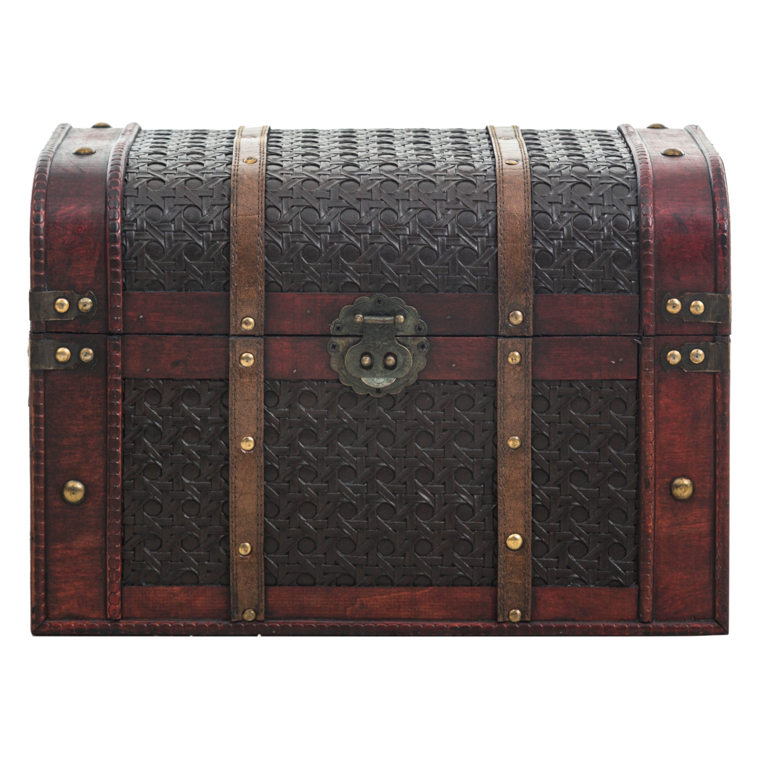 GLAZE DEKORATİF SANDIK 46x25x27CM