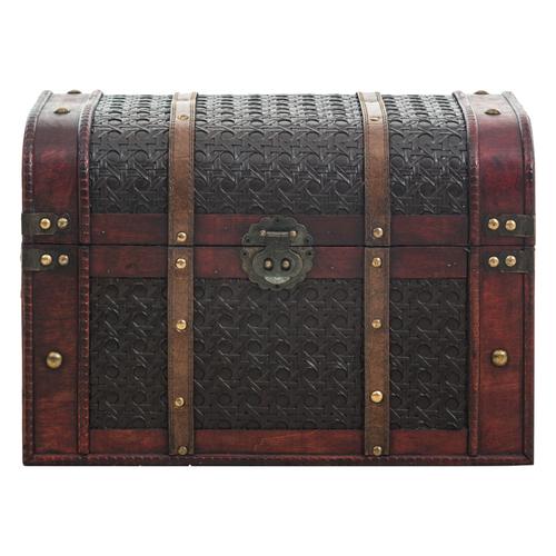  GLAZE DEKORATİF SANDIK 46x25x27CM