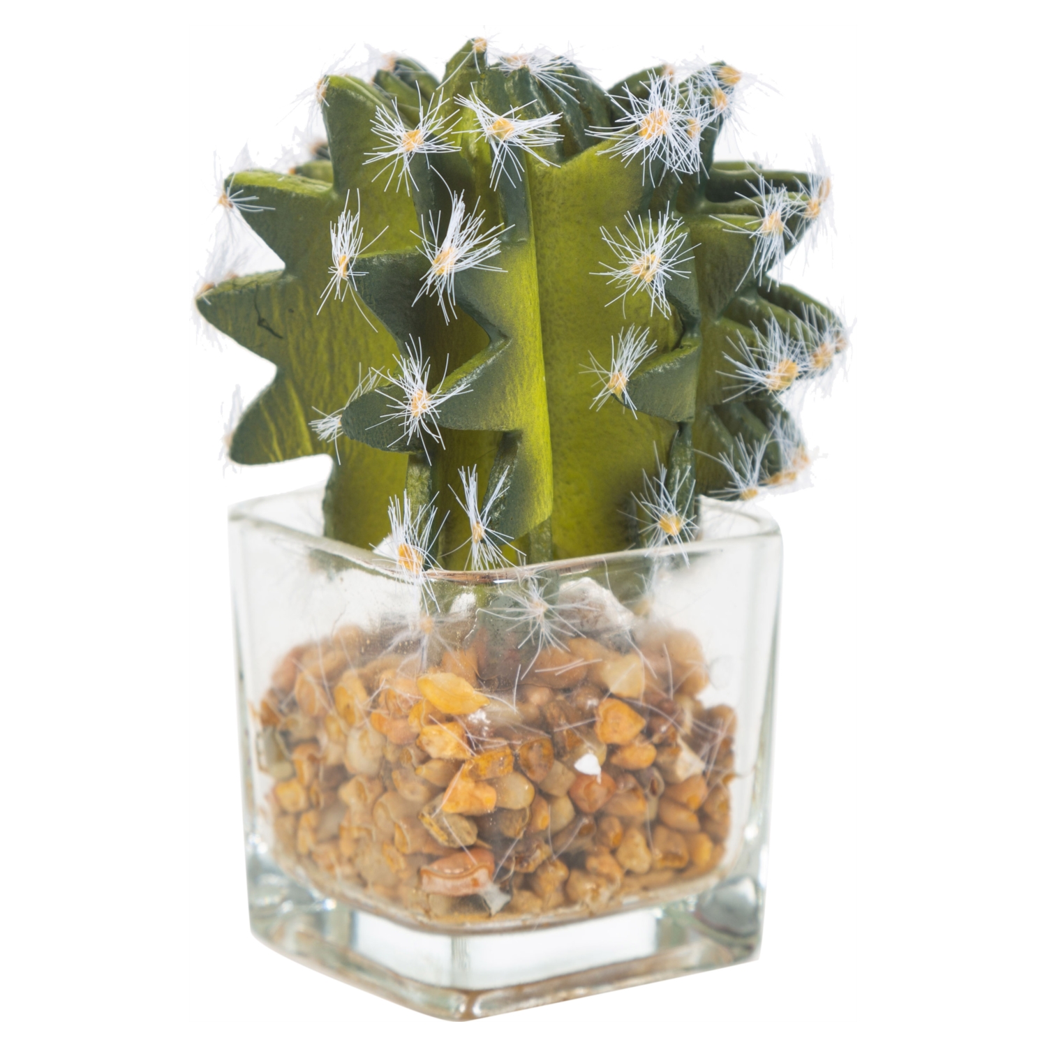 SAKSILI YAPAY TOP KAKTÜS 6X7X11CM