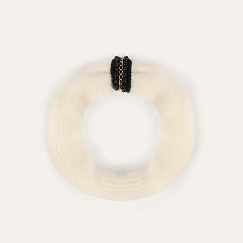  BONCUK DETAYLI ÖRME SAÇ BANDI