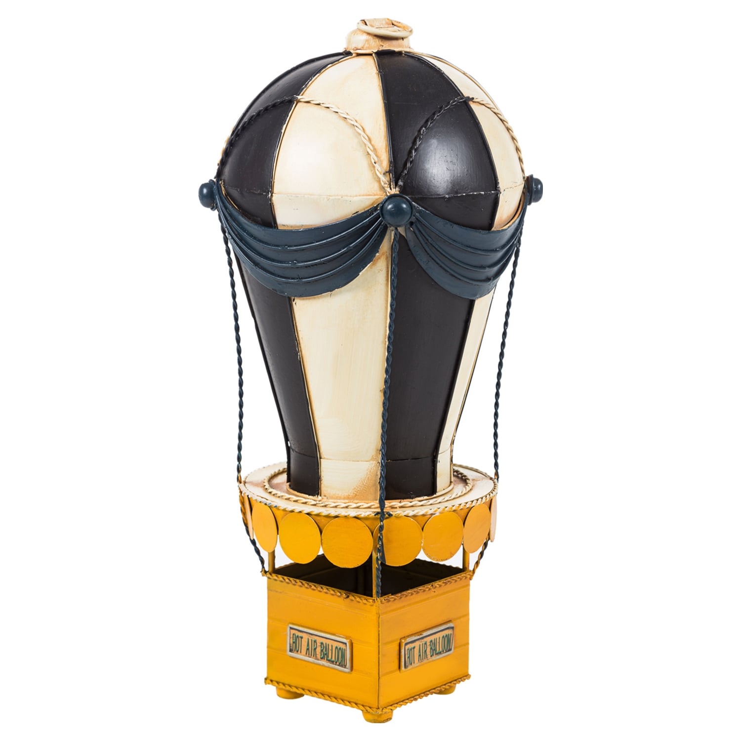 SICAK HAVA BALONU BİBLO SİYAH 35X17CM