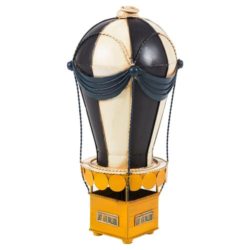  SICAK HAVA BALONU BİBLO SİYAH 35X17CM