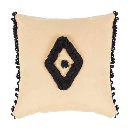  BOHO CHIC TRIANGLE KIRLENT EKRU 45X45CM