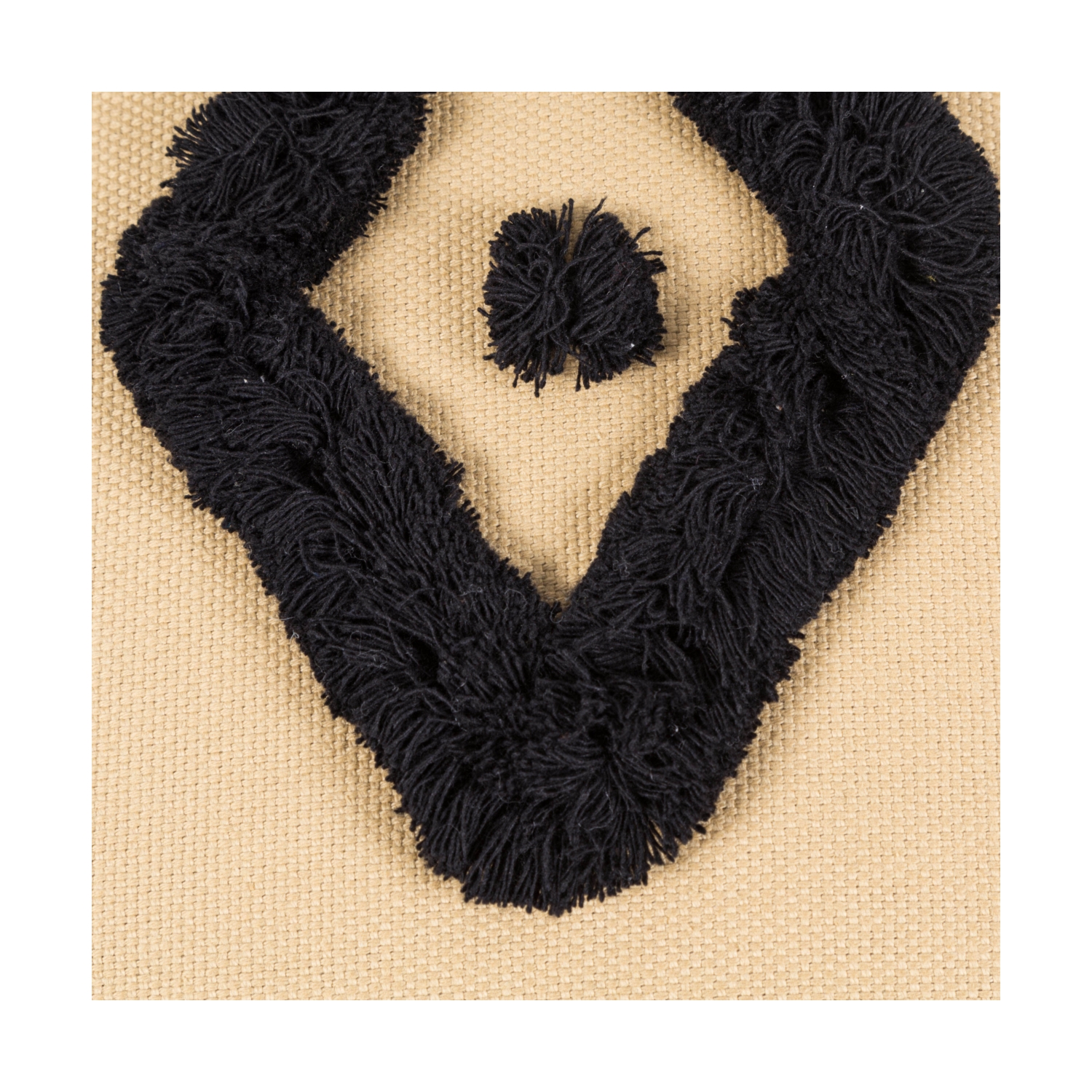 BOHO CHIC TRIANGLE KIRLENT EKRU 45X45CM