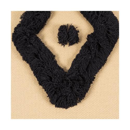  BOHO CHIC TRIANGLE KIRLENT EKRU 45X45CM