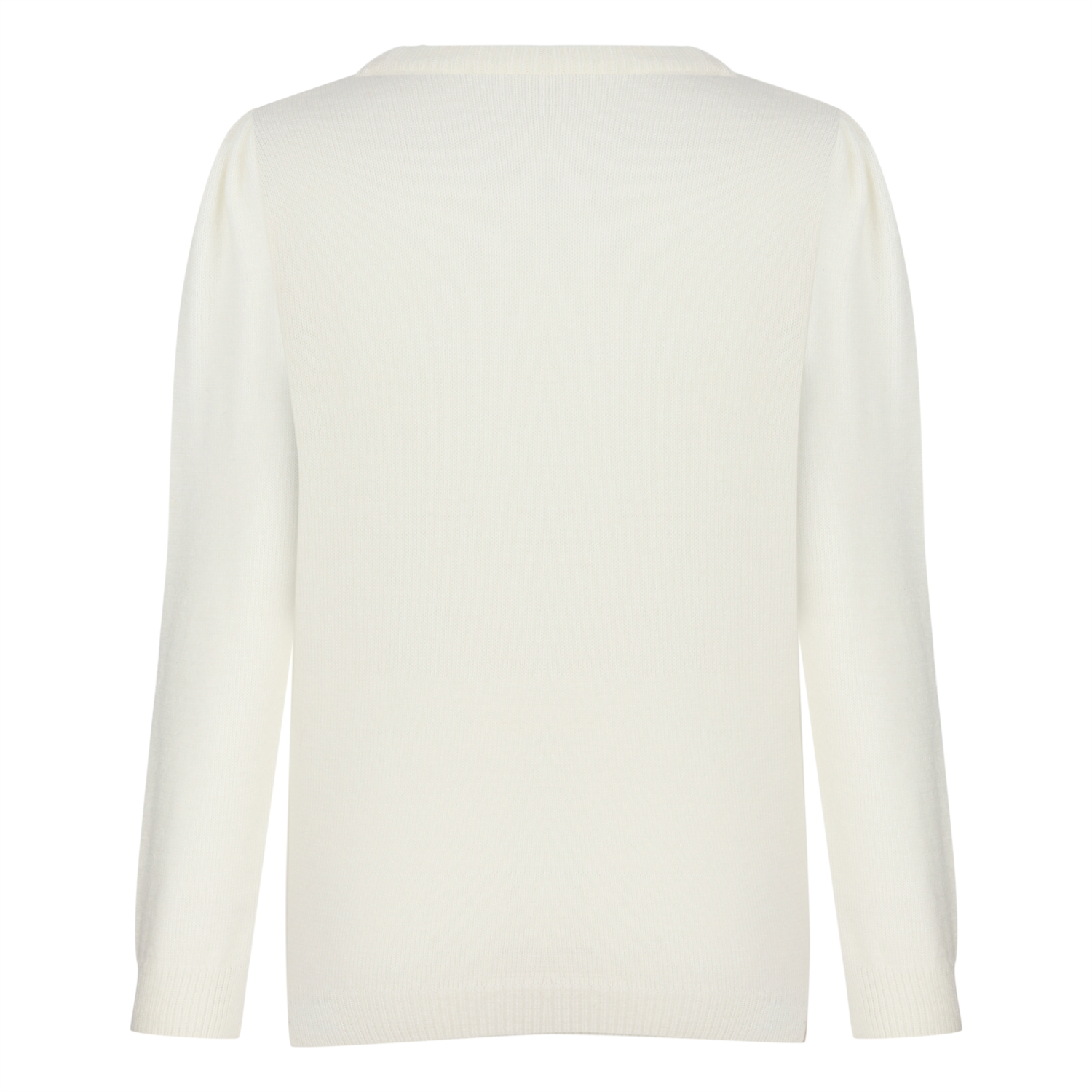 BİSİKLET YAKA İŞLEMELİ TRİKO KAZAK