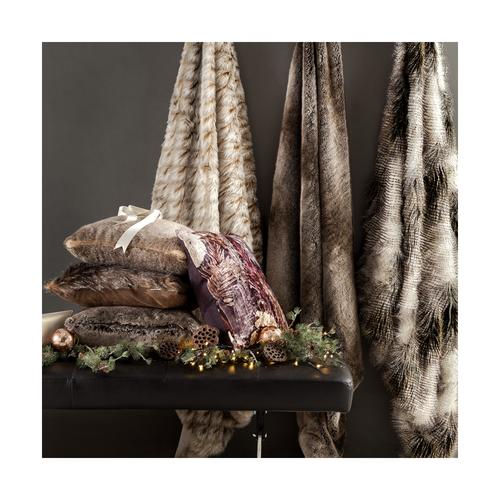  LYNX KAHVERENGİ PELUŞ KIRLENT 45X45CM