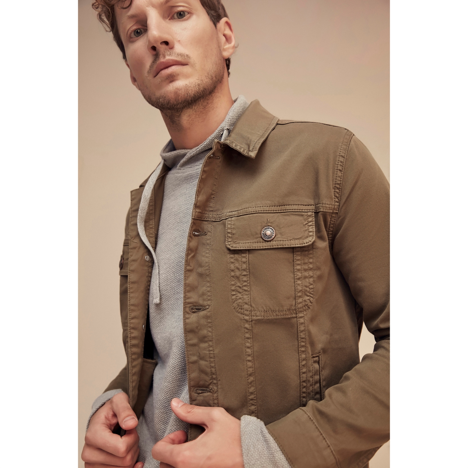 PAMUKLU TRUCKER CEKET