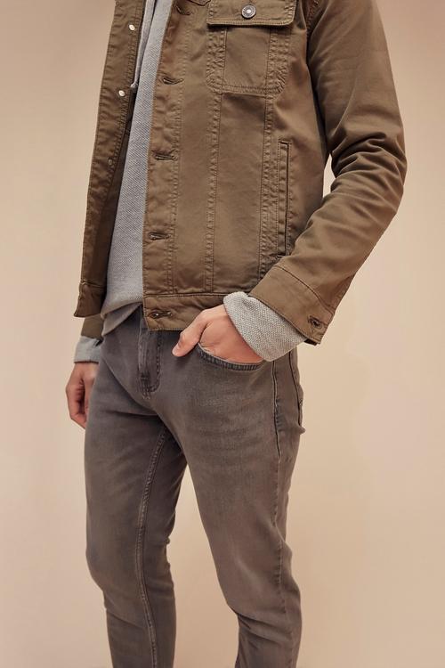  PAMUKLU TRUCKER CEKET