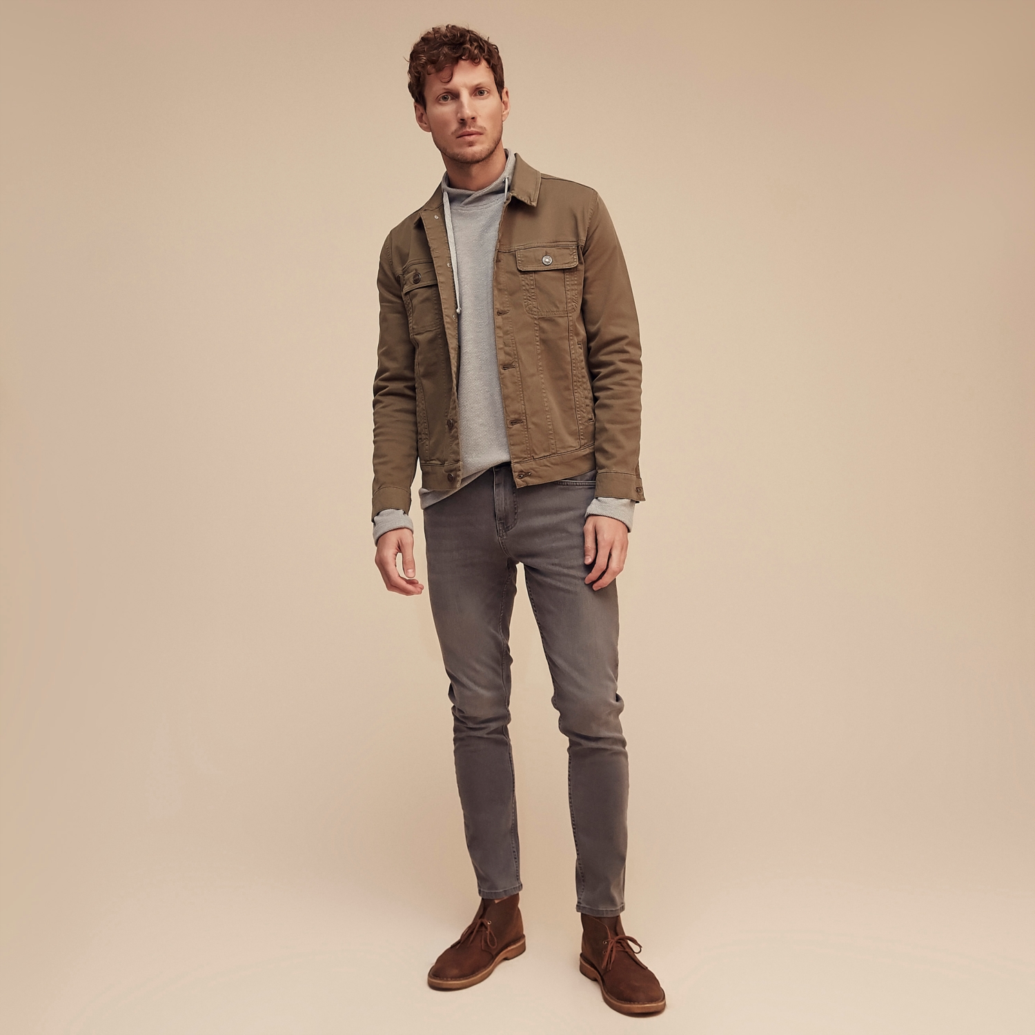 PAMUKLU TRUCKER CEKET