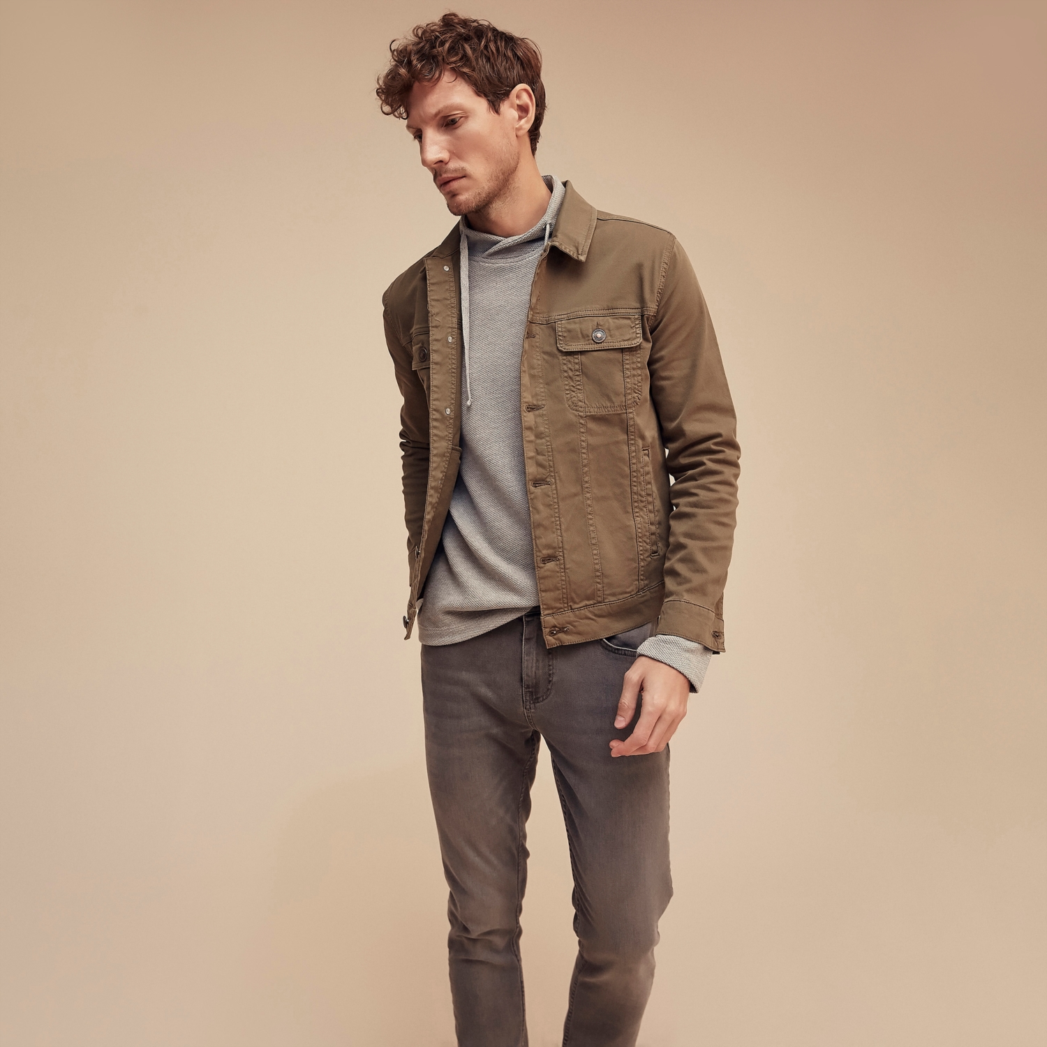 PAMUKLU TRUCKER CEKET