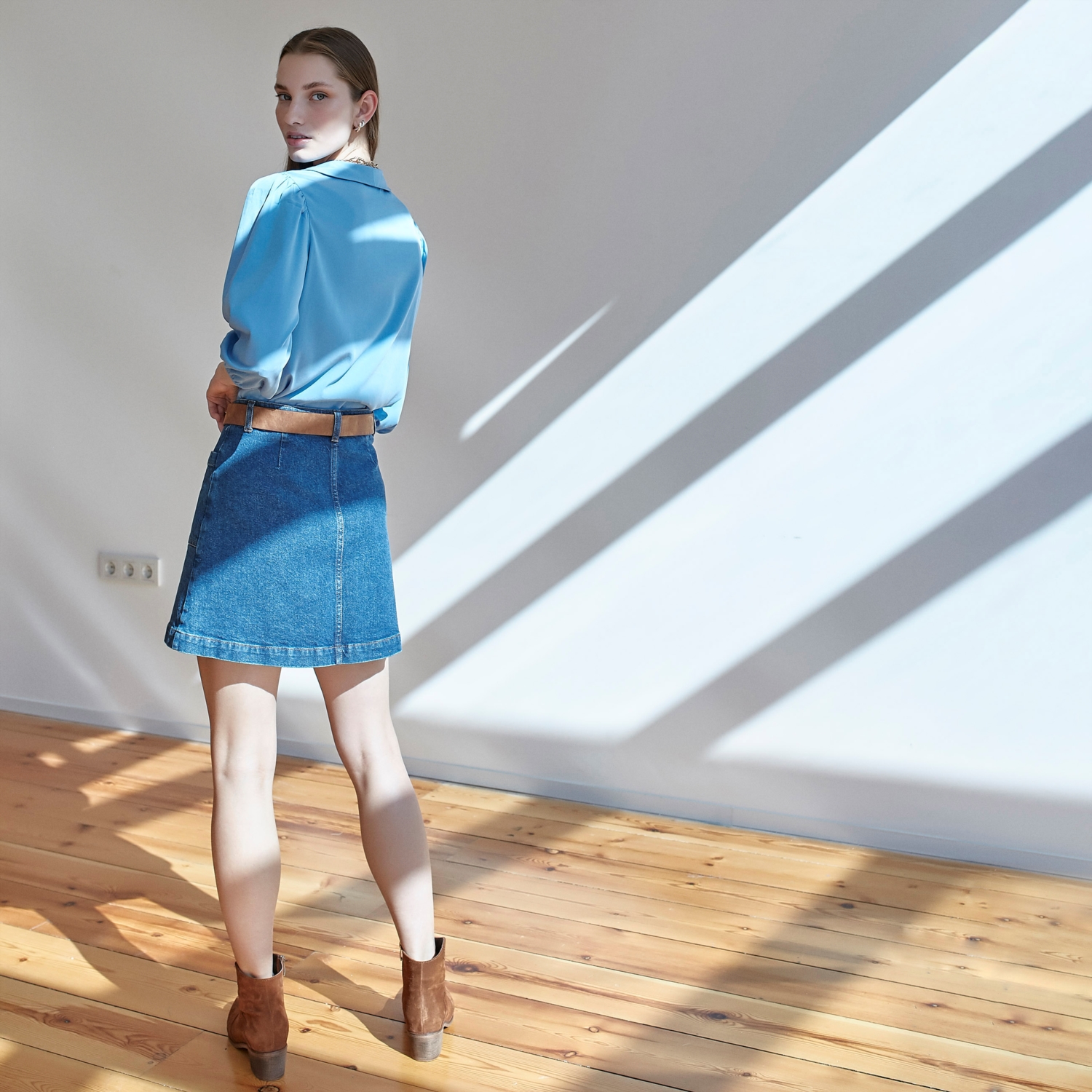 A FORM MİNİ JEAN ETEK