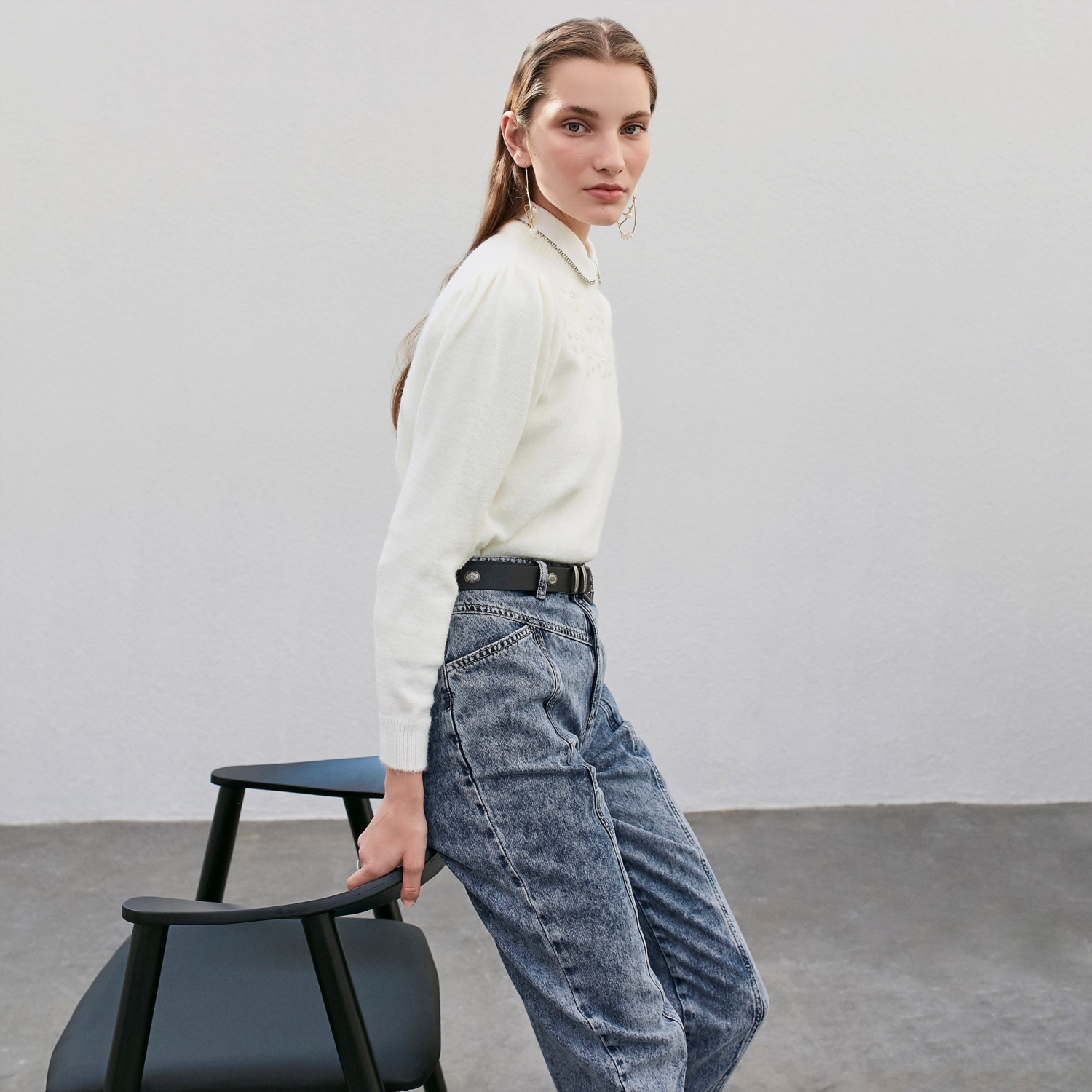 SLOUCHY JEAN PANTOLON