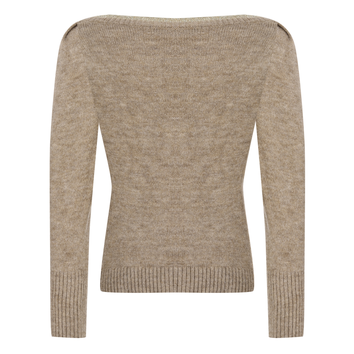 V YAKA YARIM KOL TRİKO KAZAK