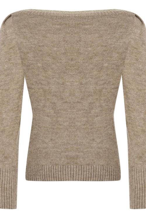  V YAKA YARIM KOL TRİKO KAZAK