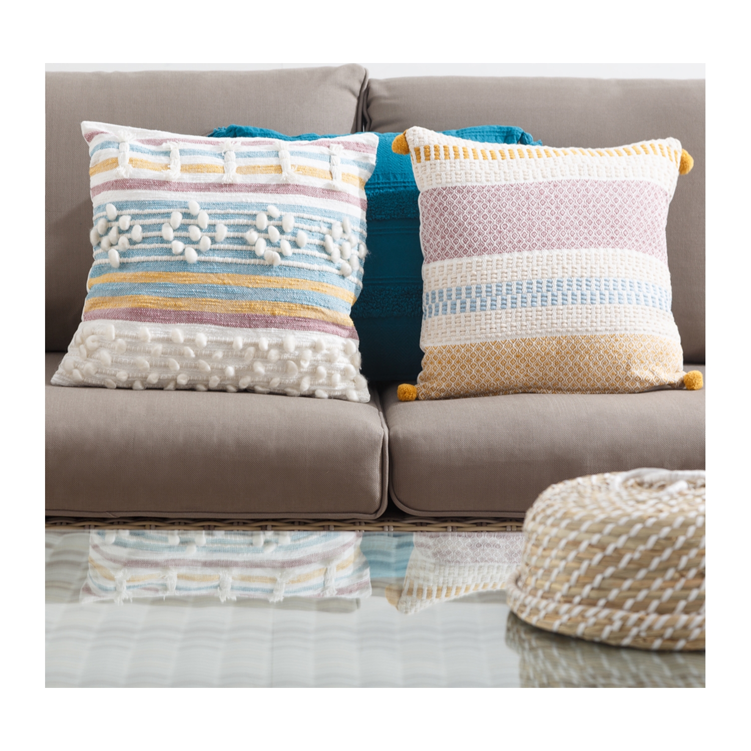 BOHEM KIRLENT RENKLİ 43X43CM